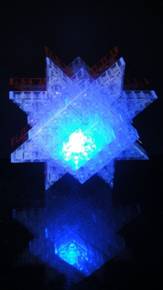 Standing Star LED, lighted